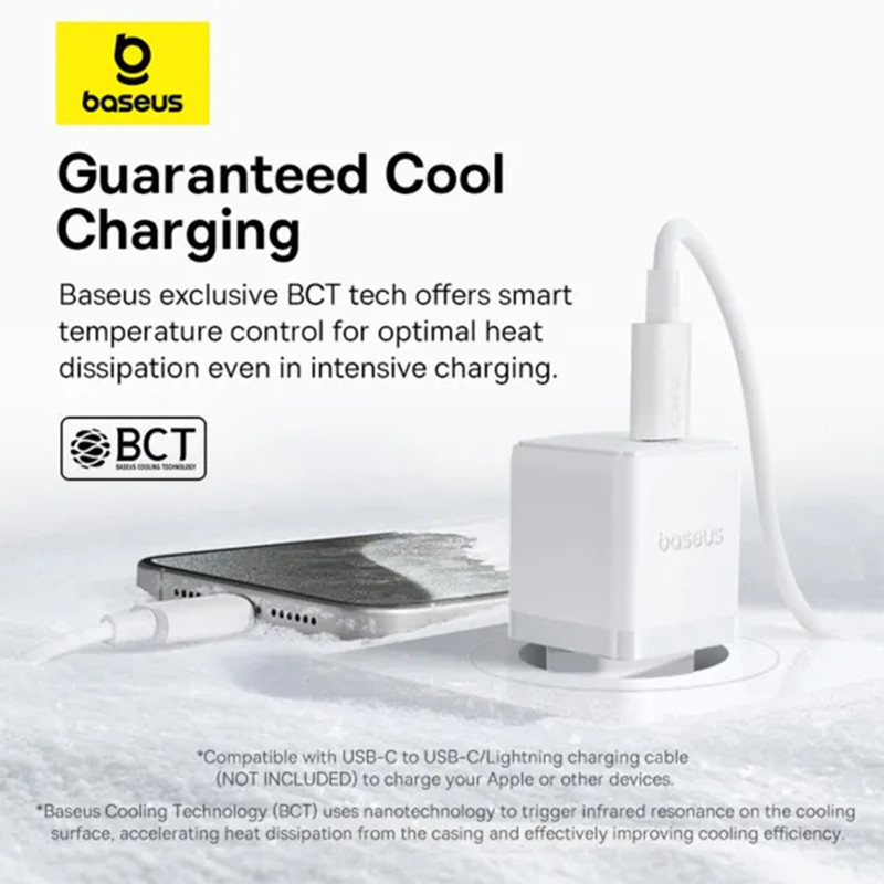 شارژر دیواری 30 وات بیسوس مدل Palm 1C 30W EU