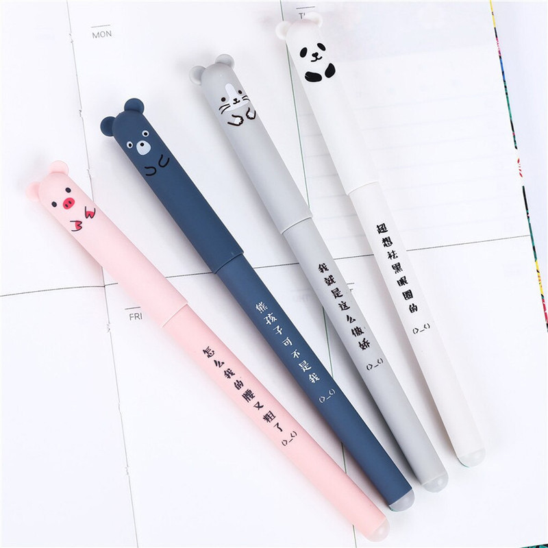 روان نویس مدل حیوانات Erasable کد M1203-00 مجموعه  4 عددی