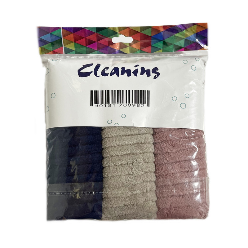 دستمال رطوبت‌گیر خانه و آشپزخانه حوله‌ای مدل Premium3X بسته 3 عددی