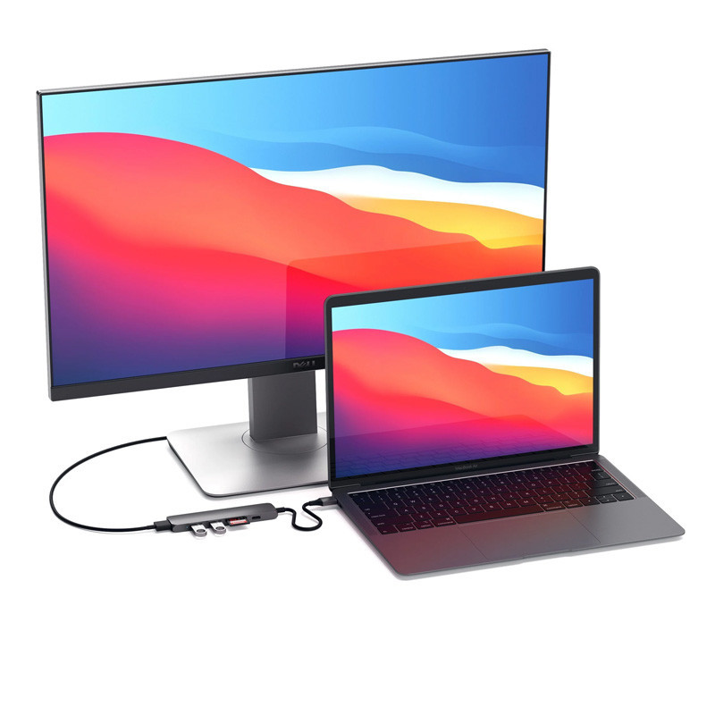 هاب 6 پورت USB-C  ساتچی مدل SLIM V2