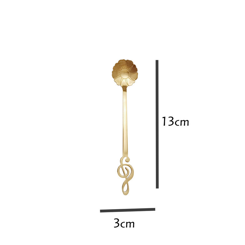 قاشق بستنی خوری مدل spoon flower مجموعه 6 عددی