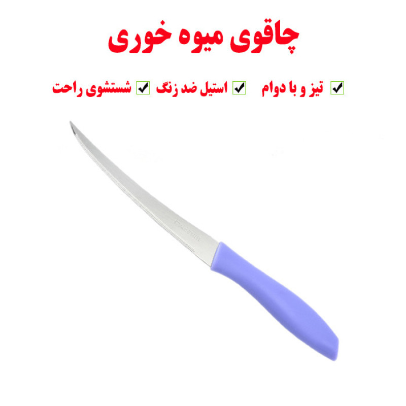 چاقو میوه خوری کد 1001 بسته 3 عددی