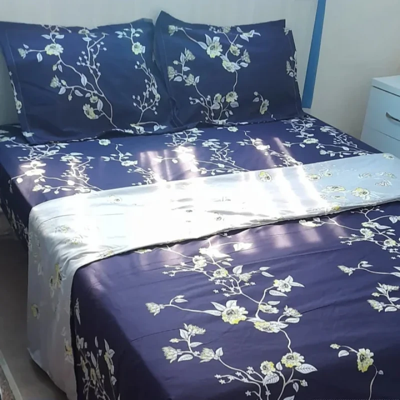روکش لحاف مدل شکوفه براش niki11 دو نفره سایز 220×240 سانتی متر