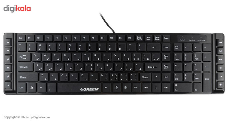 کیبورد گرین GK-301 باحروف فارسی