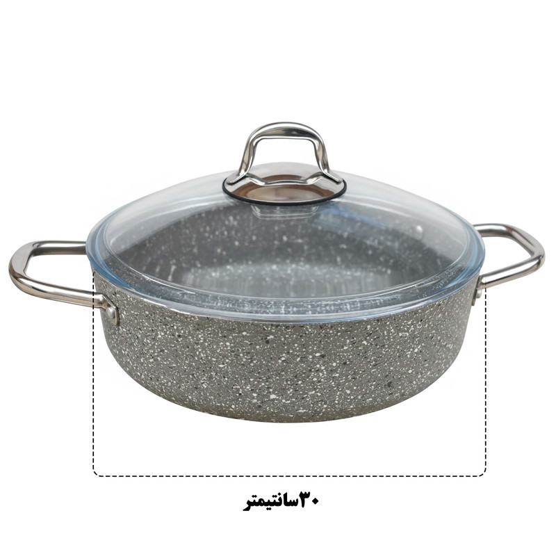 قابلمه گرانیت کاراجا مدل SHALLOW سایز 30