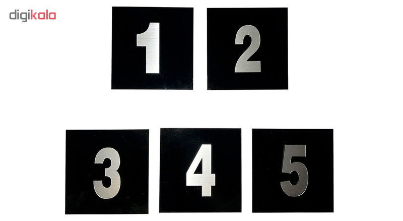 تابلو دکوما طرح نشانگر اعداد مدل SI017 مجموعه 5 عددی