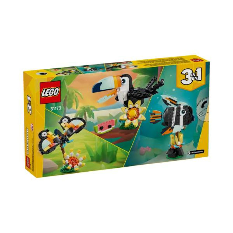 لگو سری Creator 3in1 مدل Wild Animals Tropical Toucan کد 31173