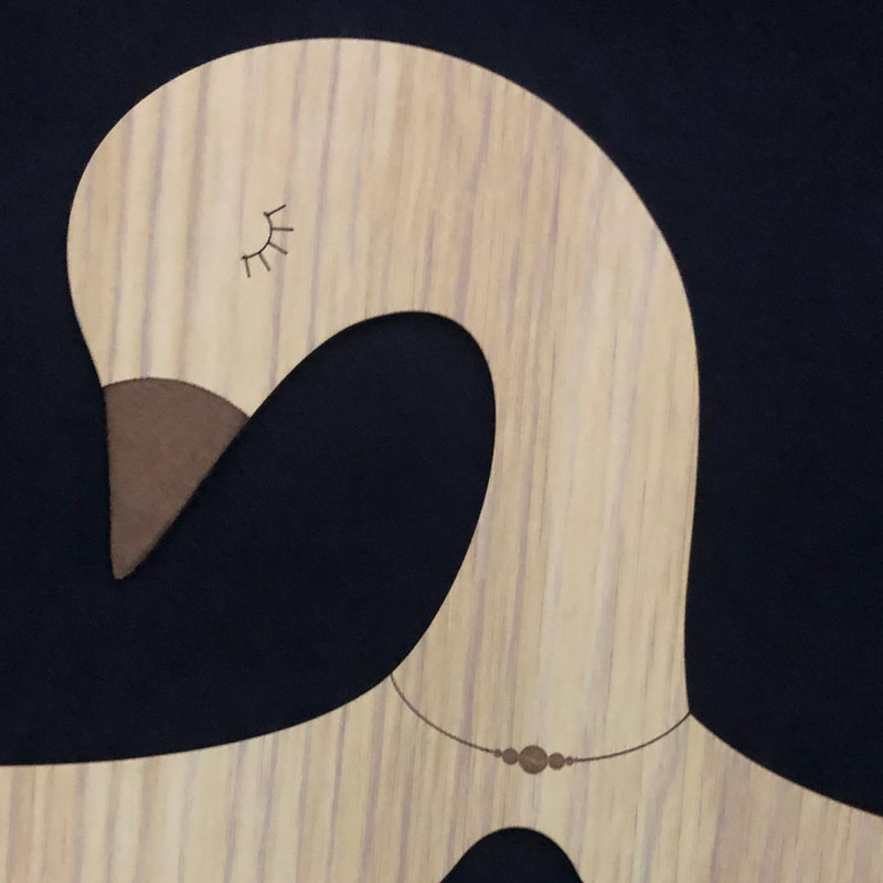 آویز لباس کودک مدل اردک کد duck 3