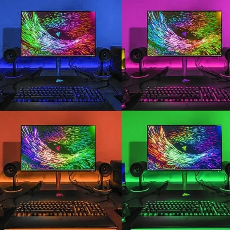 ریسه نئون لومیز مدل APP-5M RGB طول ۵ متر به همراه آداپتور