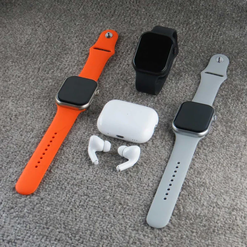 ساعت هوشمند ورنا مدل W45 Max with Airpod pro به همراه هدفون بلوتوثی