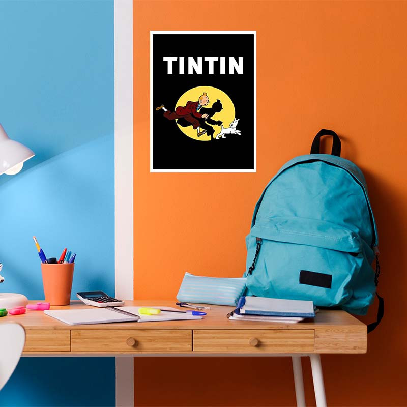 پوستر کارنيکا طرح ماجراهای تن‌تن tin tin کد 30389 مجموعه 8 عددی