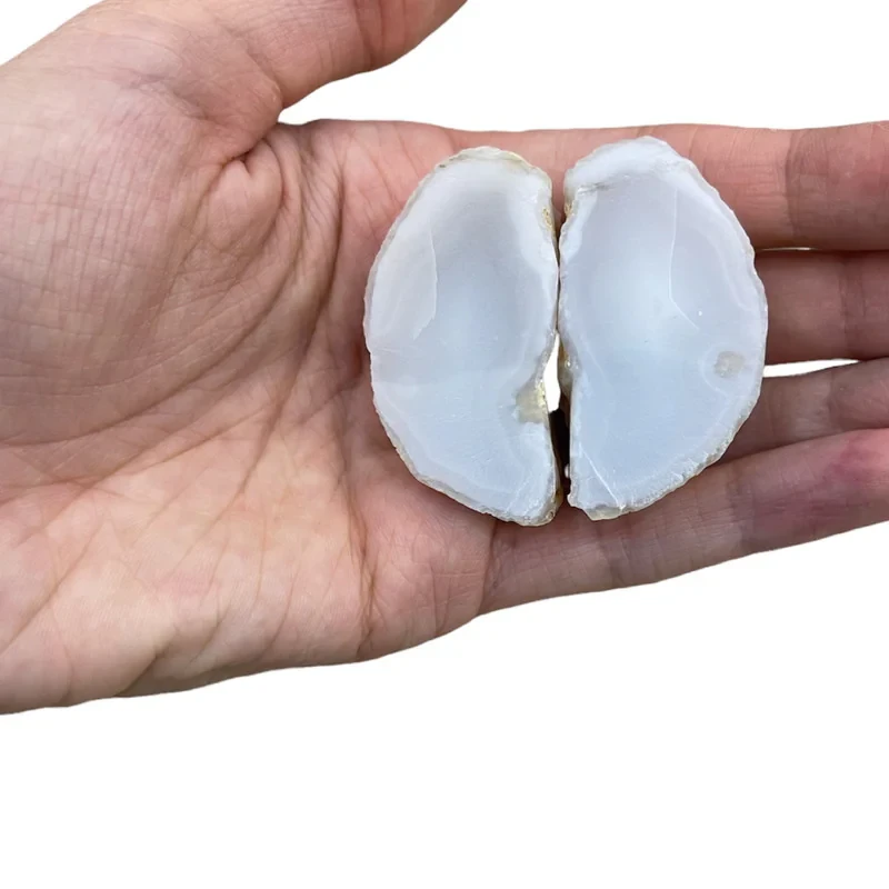 سنگ راف عقیق مدل توپی کد 555 بسته دو عددی