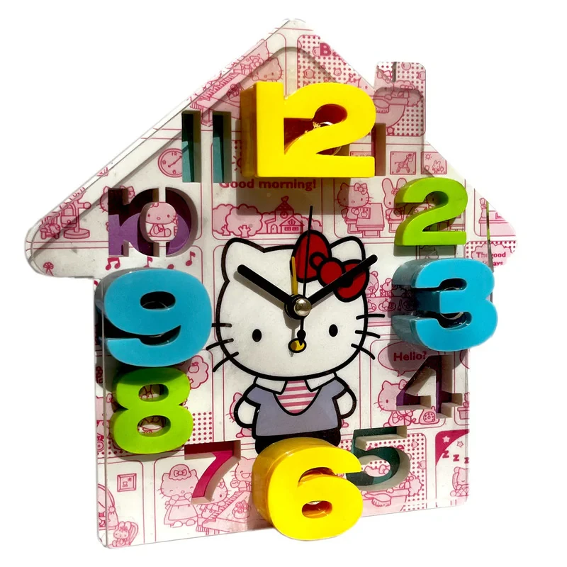 ساعت رومیزی کودک طرح کیتی کد 23