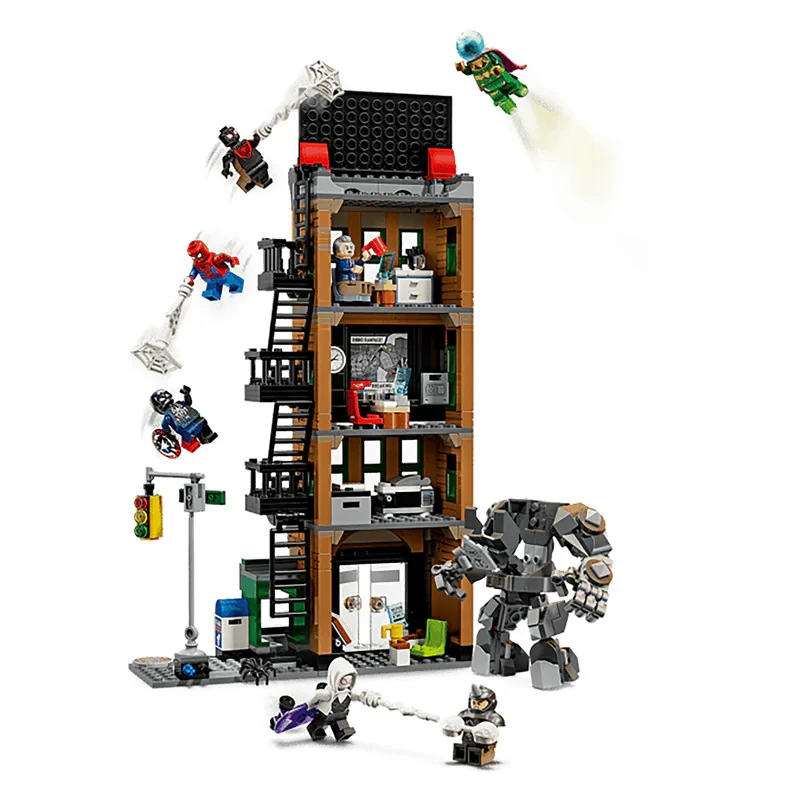 لگو 781 تکه سری Marvel مدل Spider-Man vs. Mysterio: The Daily Bugle کد 76342