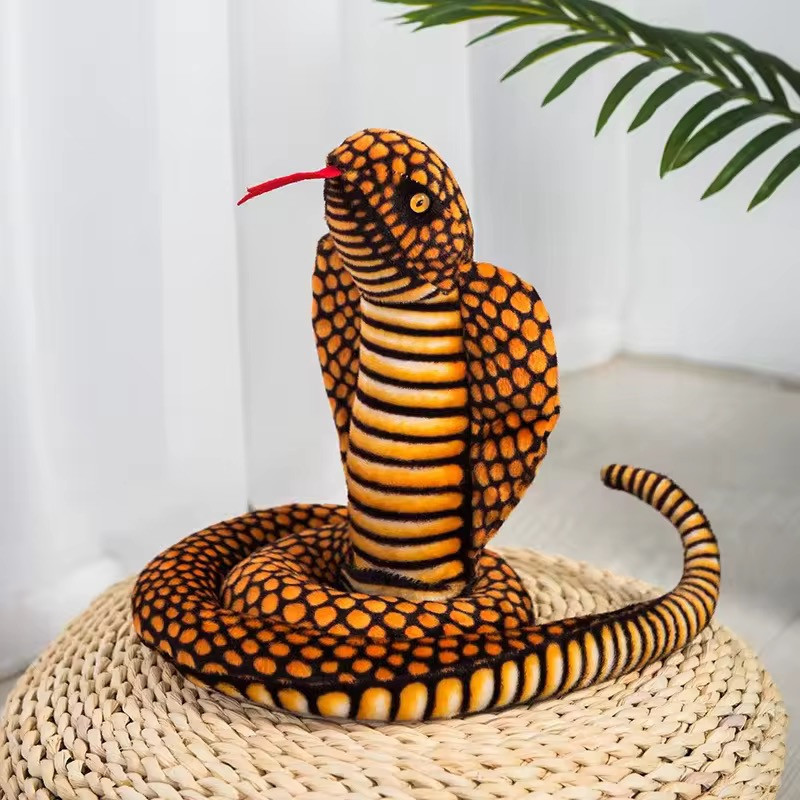 عروسک طرح مار کبری کد JI110 طول 130 سانتی‌متر