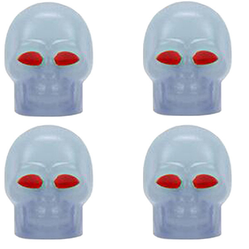 سر والف لاستیک دوچرخه هارمن مدل بدون باتری SKULL203 بسته 4 عددی
