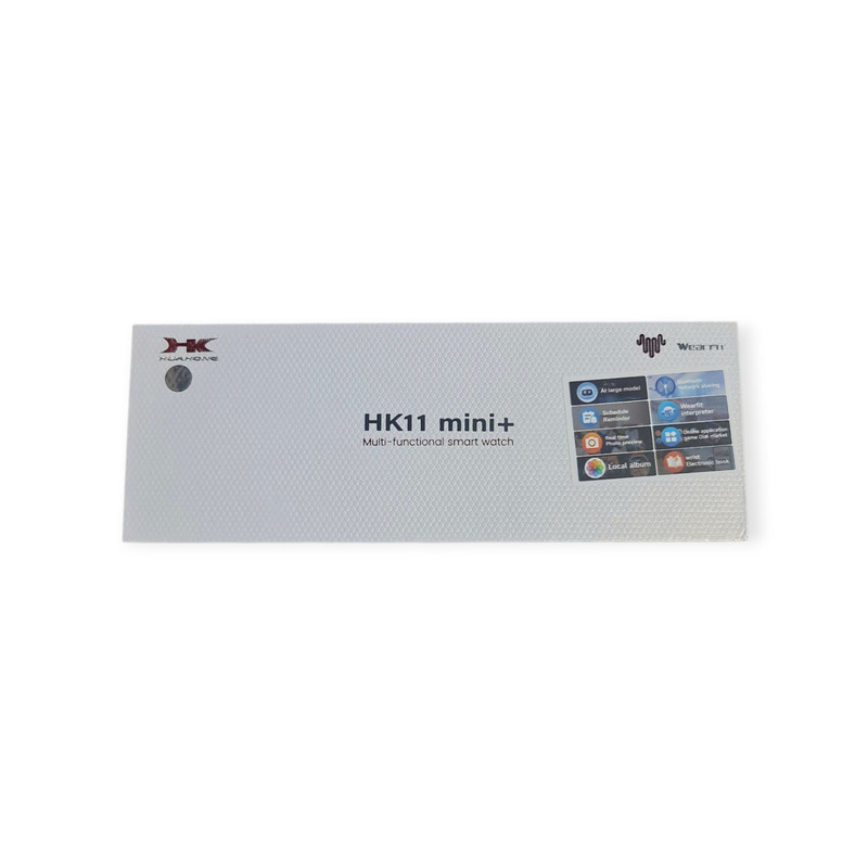 ساعت هوشمند 38 اینچی اچ کا مدل HK11 mini+ plus با بند سیلیکونی