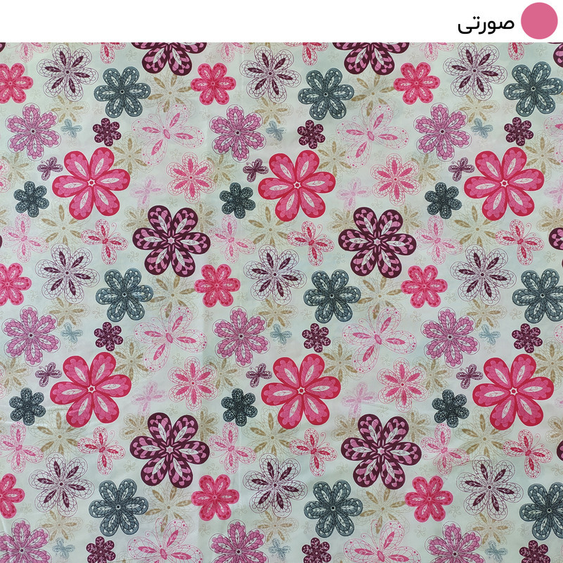 ملحفه تشک مهمان سندس مدل توسکا کد ّF866 یکنفره سایز 195x90 سانتی متر