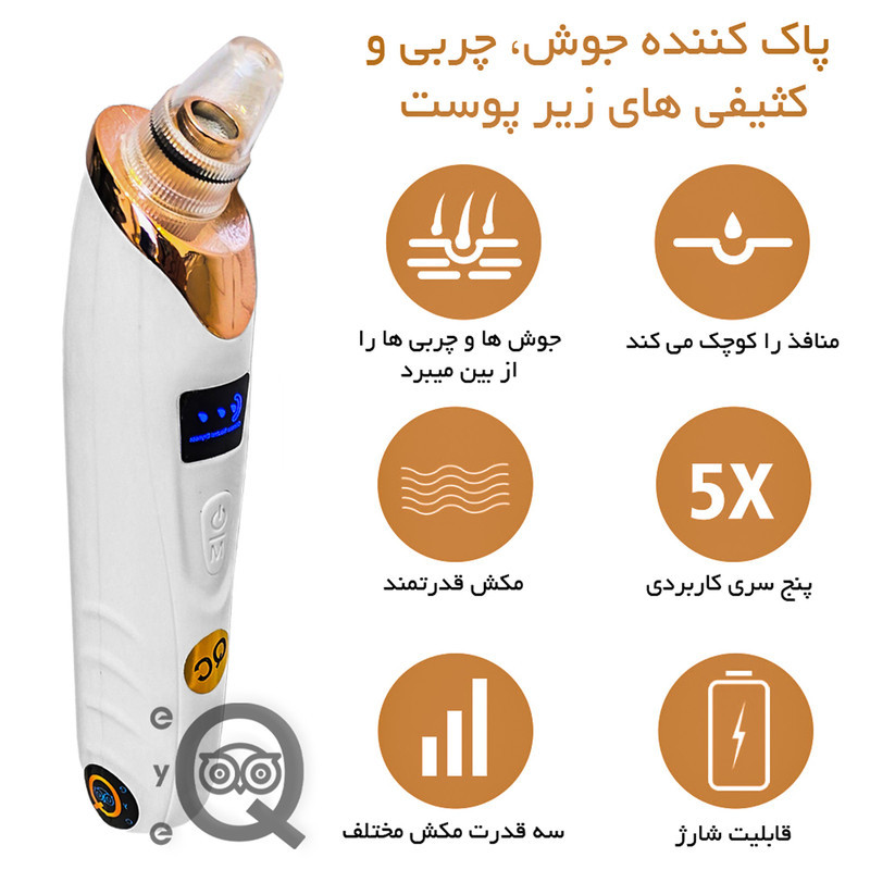 میکرودرم خانگی آی کیو مدل Smart-Cleaner به همراه دستگاه بخور صورت