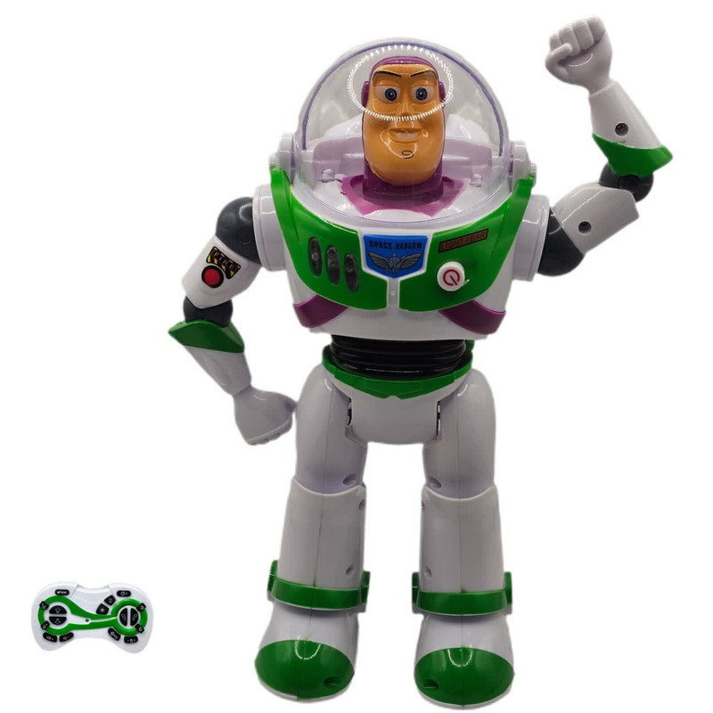 اسباب بازی ناب سل مدل ربات کنترلی بازلایتر شارژی موزیکال کد  Rechargeable musical remote control buzz lightyear tooy stooy5 با قابلیت راه رفتن و انجام حرکات نمایشی