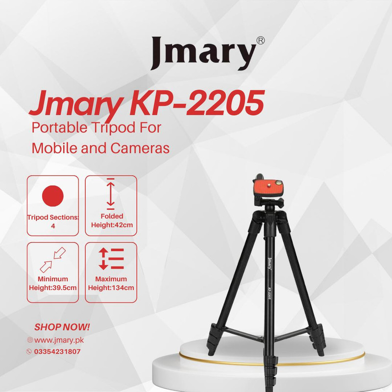 سه پایه دوربین جی ماری مدل KP-2205