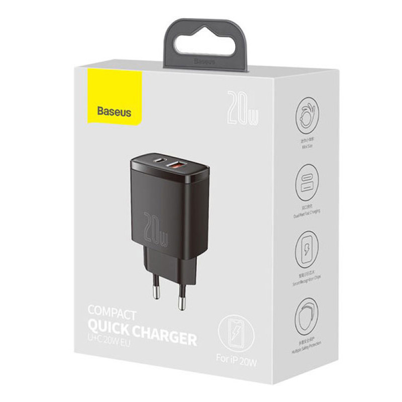 شارژر دیواری 20 وات باسئوس مدل CCXJ-B01 20W