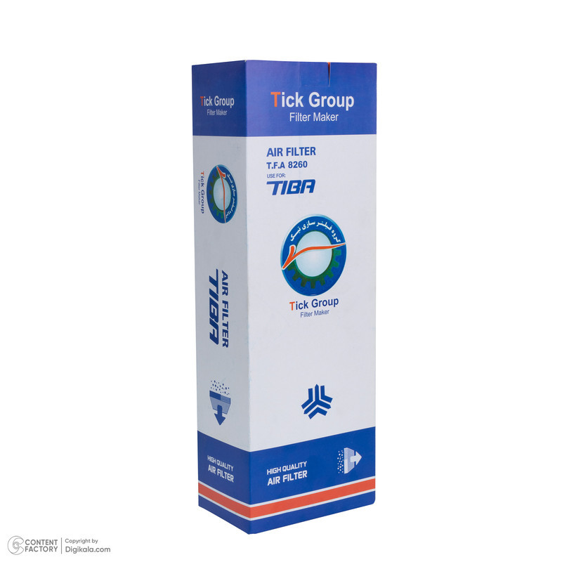 فیلتر هوا خودرو تیک گروپ مدل TFA8260 مناسب برای تیبا، کوییک، ساینا