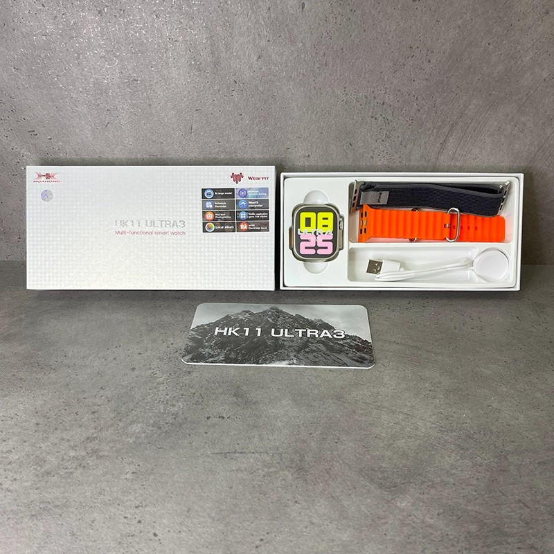 ساعت هوشمند 2.02 اینچی ویرفیت مدل HK 11 ULTRA3 با بند سیلیکونی