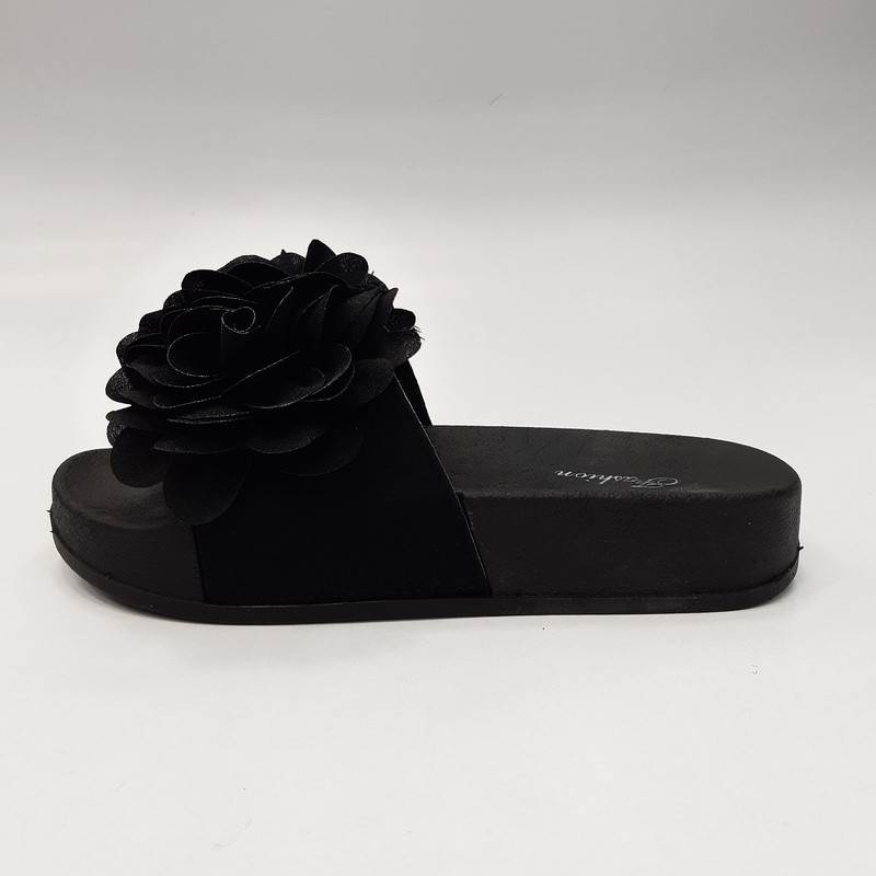 دمپایی زنانه نیکتا مدل L-030-Flower-Bl