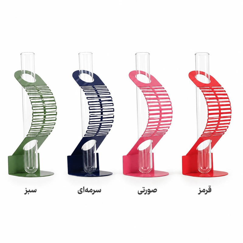گلدان دکوری مدل فلزی مدرن