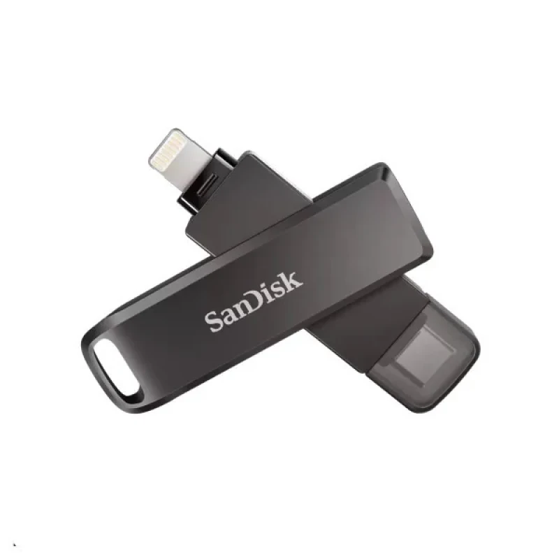 فلش مموری سن دیسک مدل PHONE DRIVE ( LIGHTNING  TYPE-C ) ظرفیت 64 گیگابایت با رابط لایتنینگ، USB Type-C