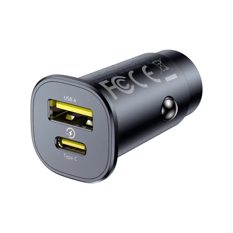 شارژر فندکی 30 وات 2 پورت بیسوس مدل  GoTrip BS-C15C1