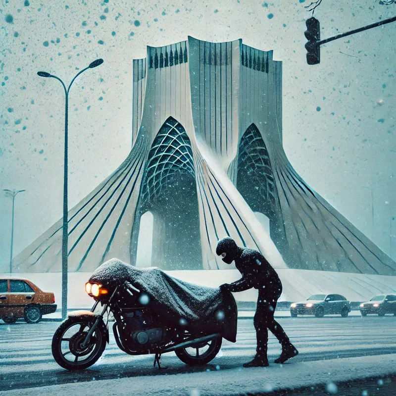 چادر موتور سیکلت رویال اسپرت مدل ضدآب