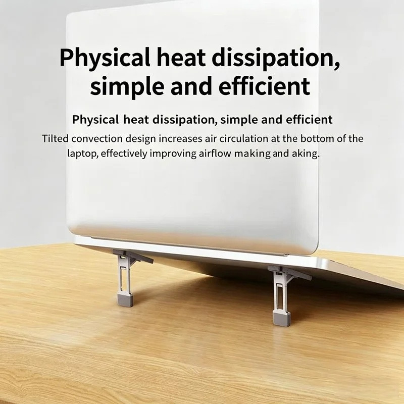 پایه نگهدارنده لپ‌تاپ مدل S1 aluminum alloy مناسب برای لپ تاپ‌های 17 اینچی و کوچک تر بسته 2 عددی
