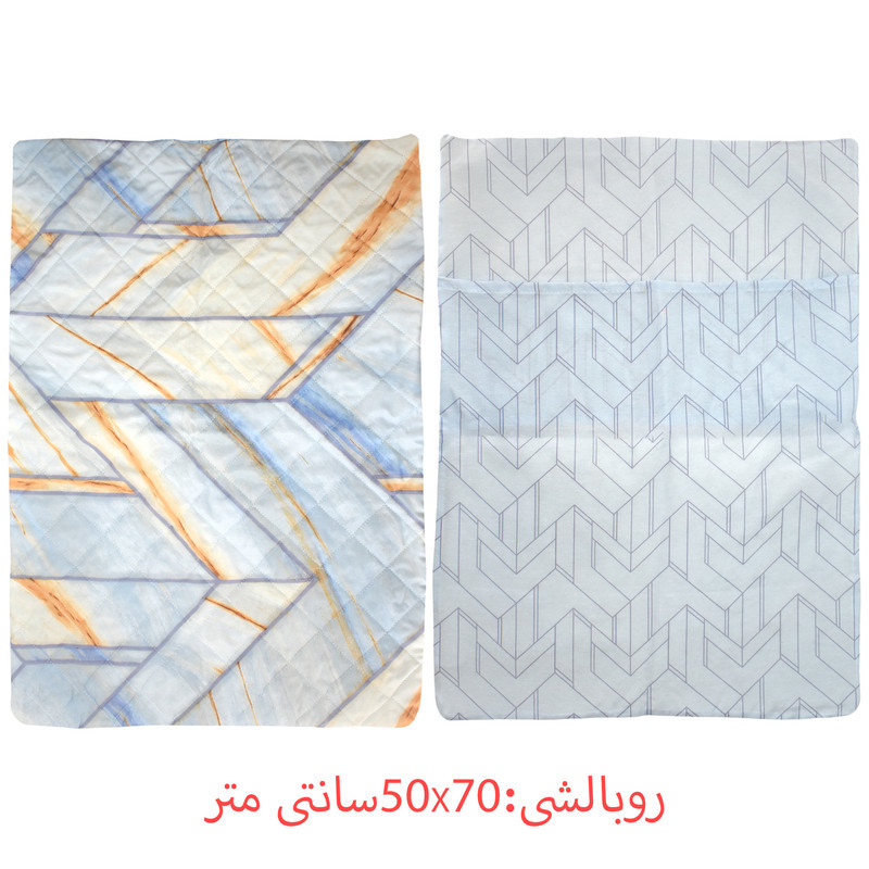 سرویس روتختی ازدیلک مدل Marble یک نفره 2 تکه