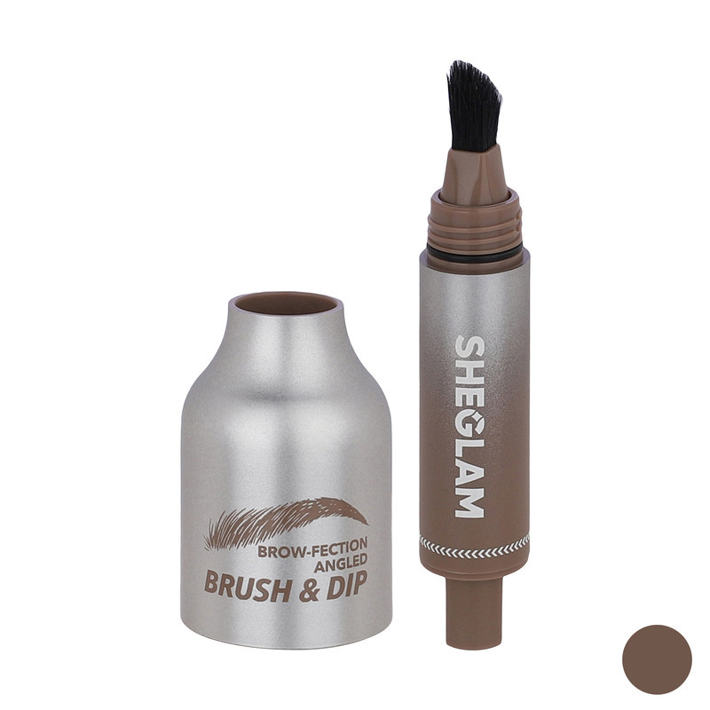 سایه ابرو شیگلم مدل angled brush&dip ash