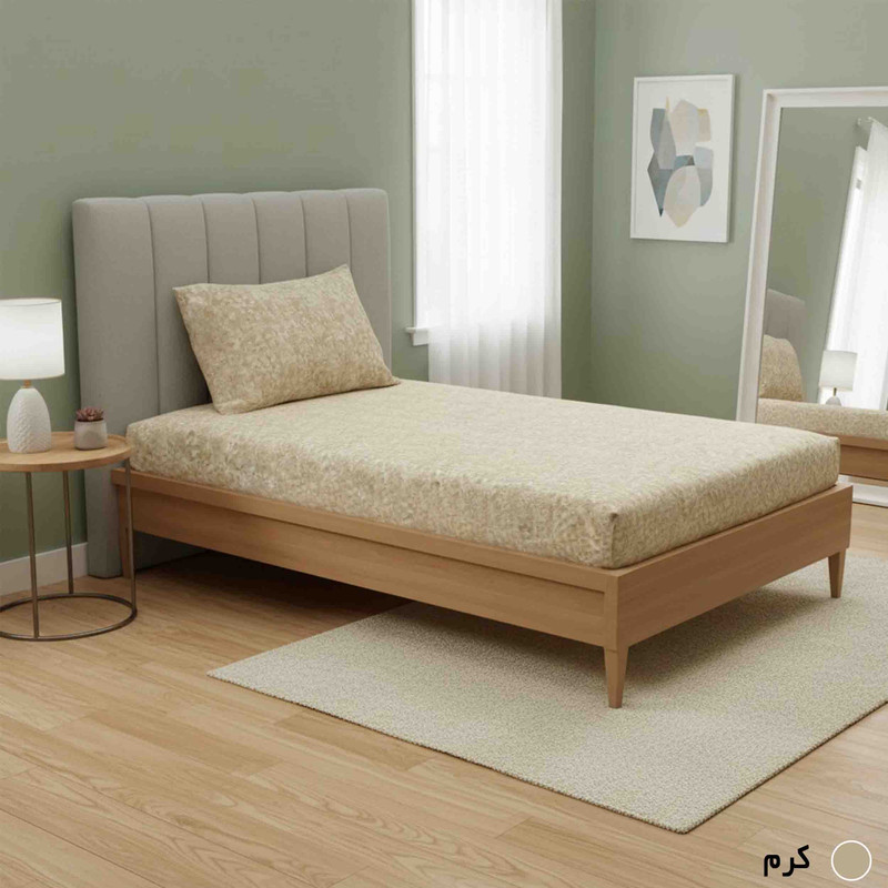 سرویس ملحفه 1 نفره 2 تکه مانیکاهوم مدل پتینه پلاس patine plus