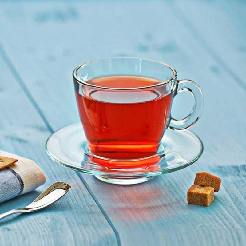 ست فنجان و نعلبکی پاشاباغچه مدلAqua کد 95040 -بسته 6 عددی