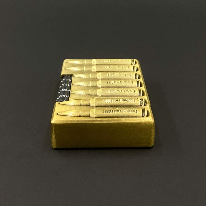 فندک مدل چرخ بغل طرح فشنگ کد DKD-1345