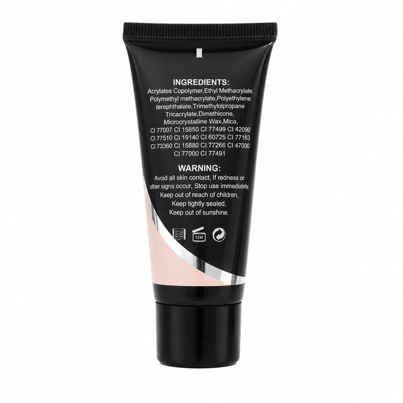 پلی ژل ناخن ار بی مدل Classic Peach حجم 60 میلی‌لیتر رنگ هلویی