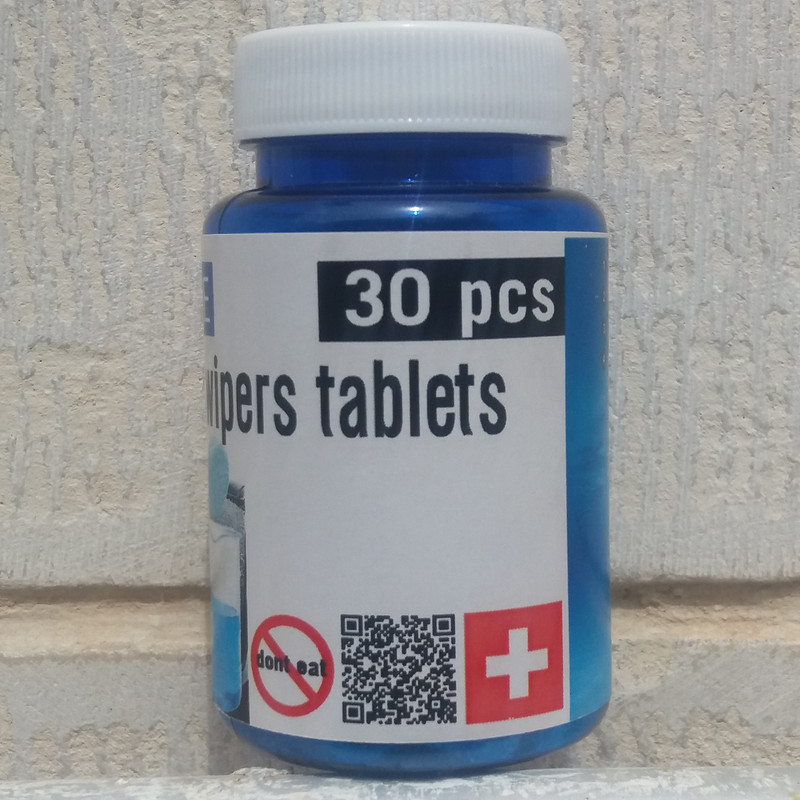 قرص شیشه شوی خودرو اتو لایف مدل Ultra بسته 30 عددی