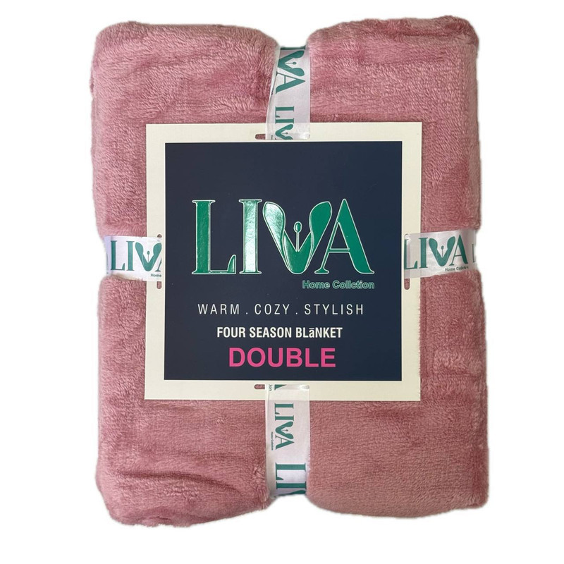پتو مسافرتی 2 نفره مدل LIVA سایز 220x200 سانتی‌متر