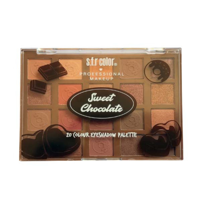 پالت سایه چشم اس اف آر کالر مدل Chocolate