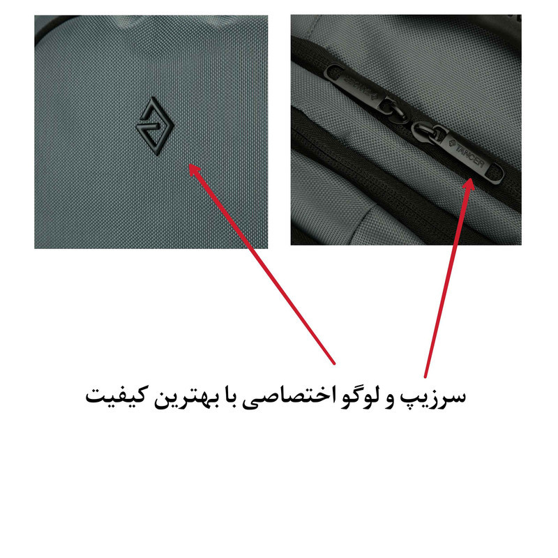 کوله پشتی لپ تاپ تنسر مدل 01128 مناسب برای لپ تاپ 15.6 اینچی