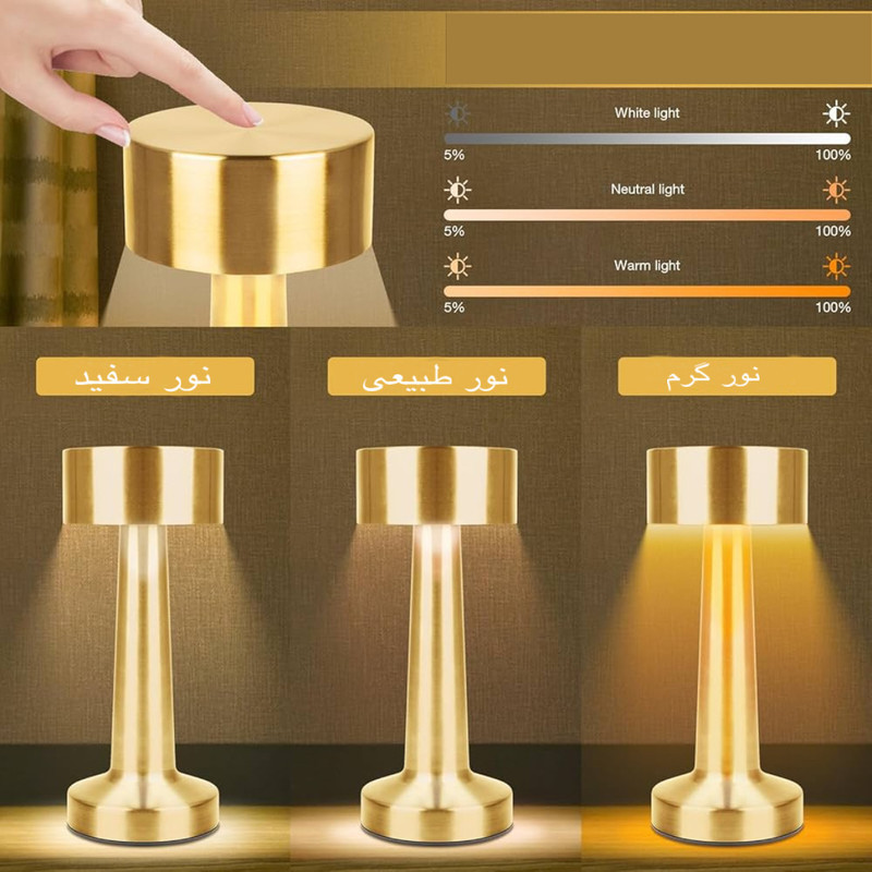 آباژور رومیزی مدل LEDdesk