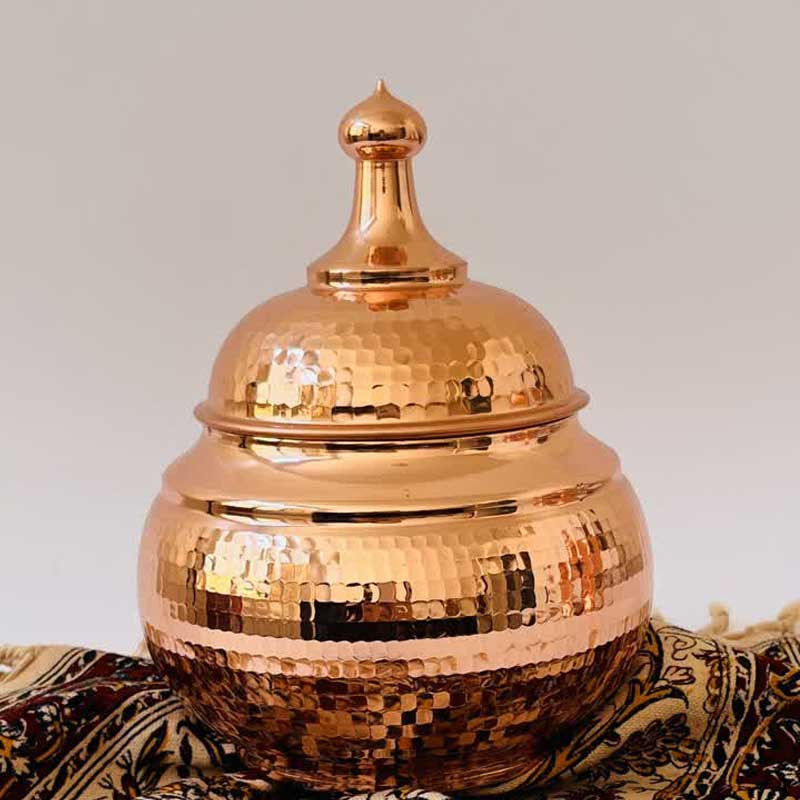 قندان مسی مدل بدون پایه کد ZH228.1