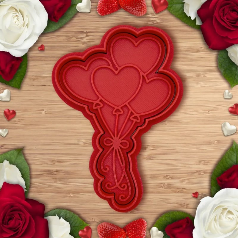 کاتر شیرینی پزی مدل Love balloons