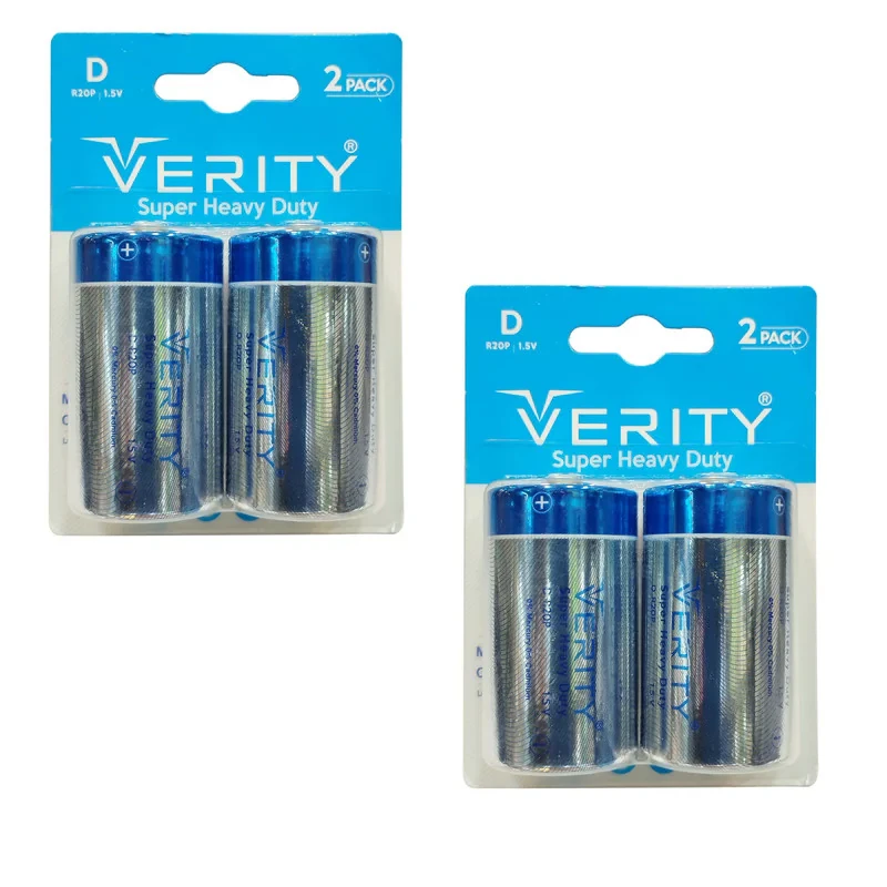 باتری D وریتی مدل Super Heavy Duty بسته چهار عددی