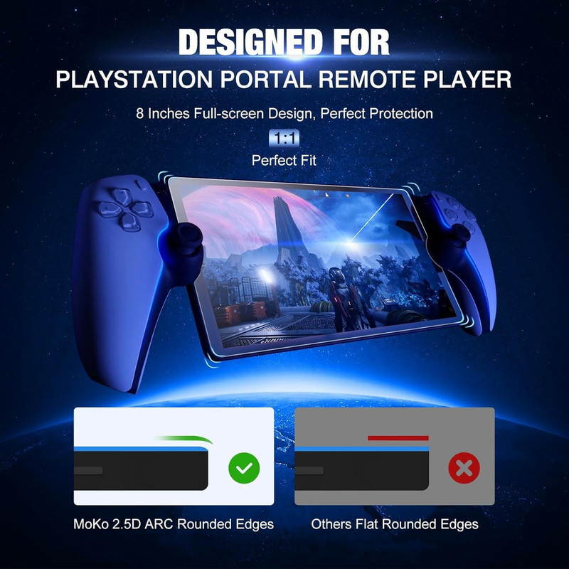 محافظ صفحه نمایش پلی استیشن پورتال آی پگا مدل Glass Screen Pro Premium