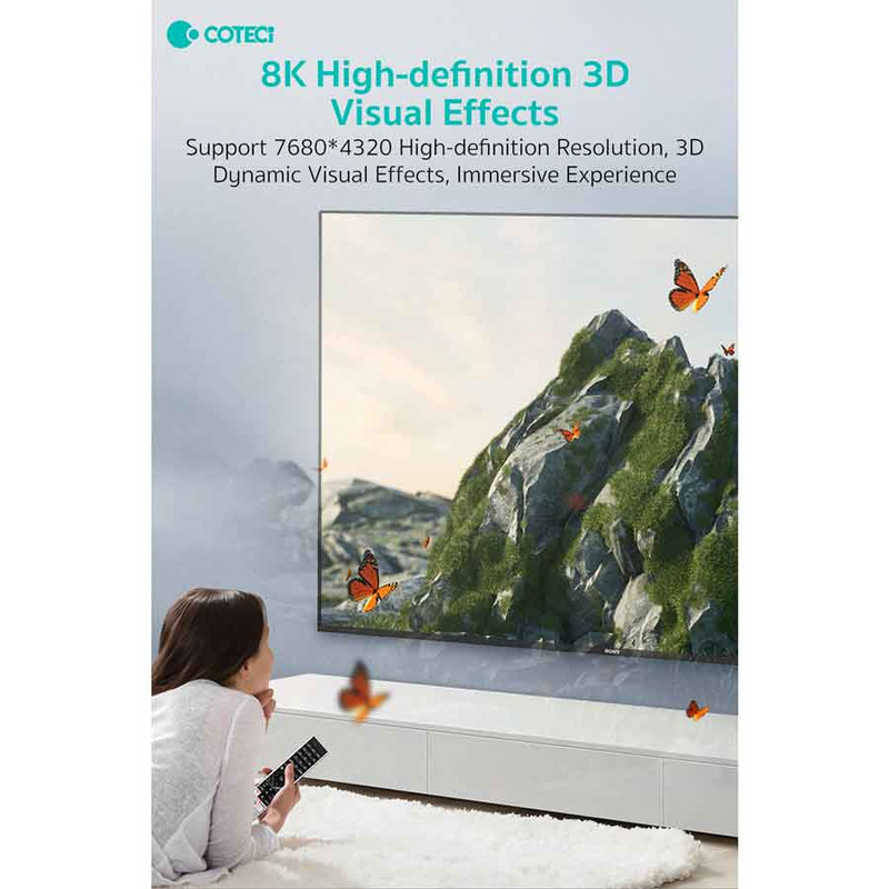 کابل افزایش طول HDMI کوتتسی مدل 87413 طول 1.0متر